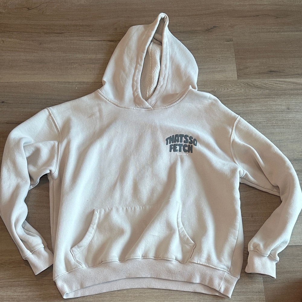 That’s So Fetch Beige Hoodie Sweatshirt